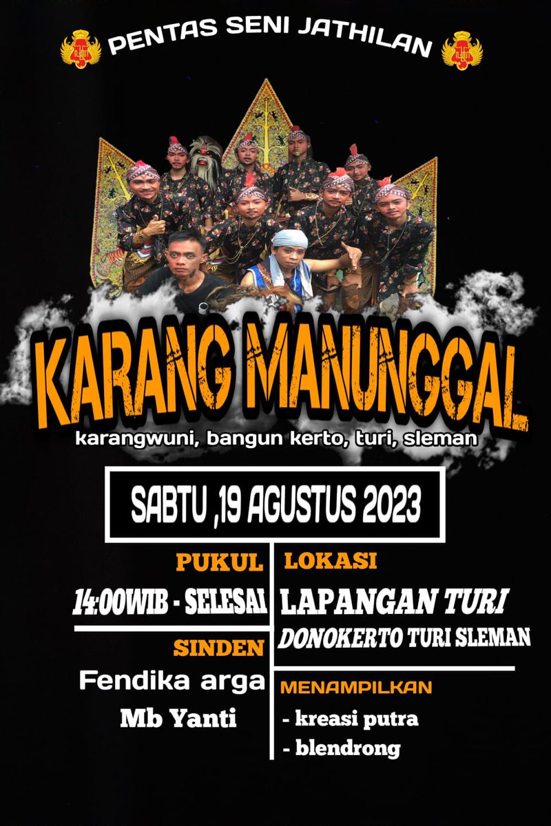 Menuju sore ini masih di Lapangan Donokerto Turi 👺