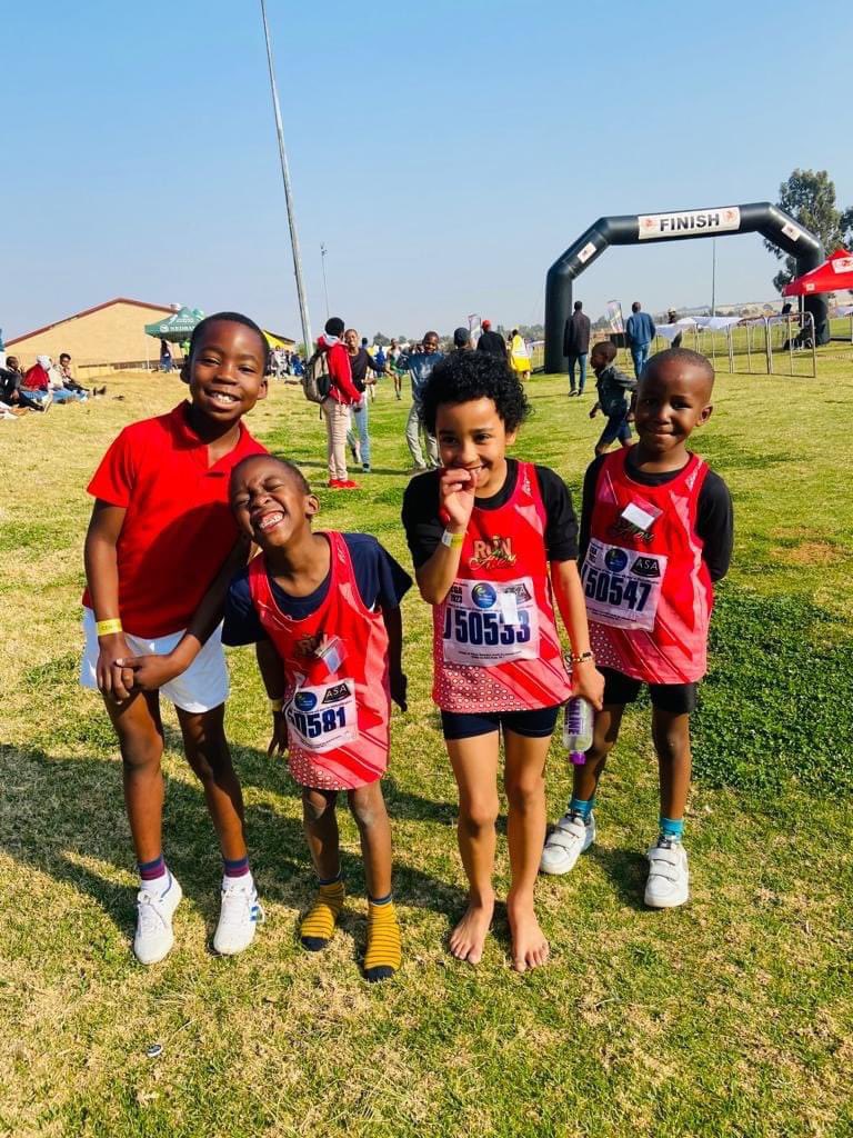 RunAlexAC's tweet photo. Today we are out in the West Rand at Kagiso Stadium for the @CG_Athletics cross-country championships.  Our photos only tell one story that we are happy to be here😍🍉

#RunAlexDevelopment https://t.co/lakg1ynjcL https://t.co/Hchv14O8ty