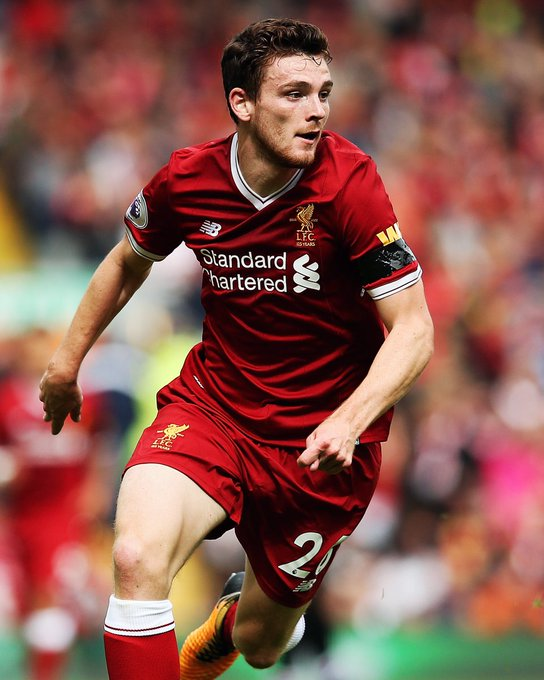 superpedbin's tweet photo. วันนี้เมื่อปี 2017 Andy Robertson เปิดตัวครั้งแรกกับชุดแดงลิเวอร์พูล ลงเล่นไป 268 นัด 53 แอสซิสต์ และอีก 7 ถ้วยรางวัลในเวลาต่อมา... #Liverpool https://t.co/xCNA8NMzXs