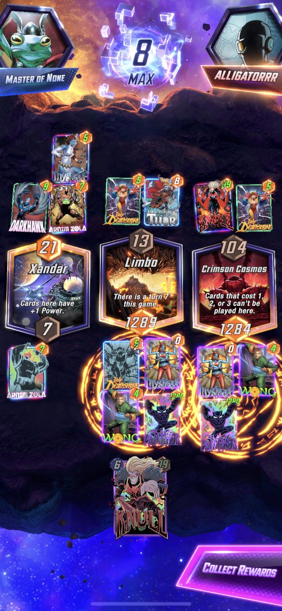 Got my best scenario output to play black panther #marvelsnap