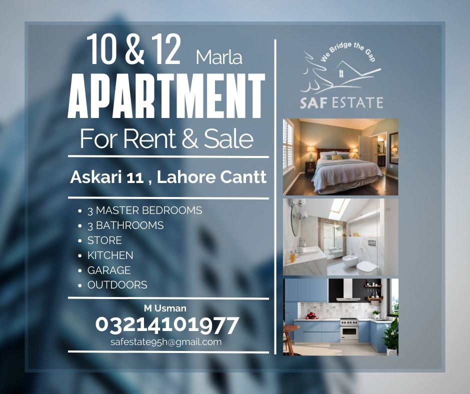 safestate95h's tweet image. #dhalahore #Askari11 #apartmentsforsale #apartmentsforrent #apartmentinaskari11 #10marlaapartment #12marlaapartment #flatsforsale #flatsforrent #investing #investments #investmentproperty #InvestAndEarn #everyone
#safestateconsultant
03214101977
M Usman