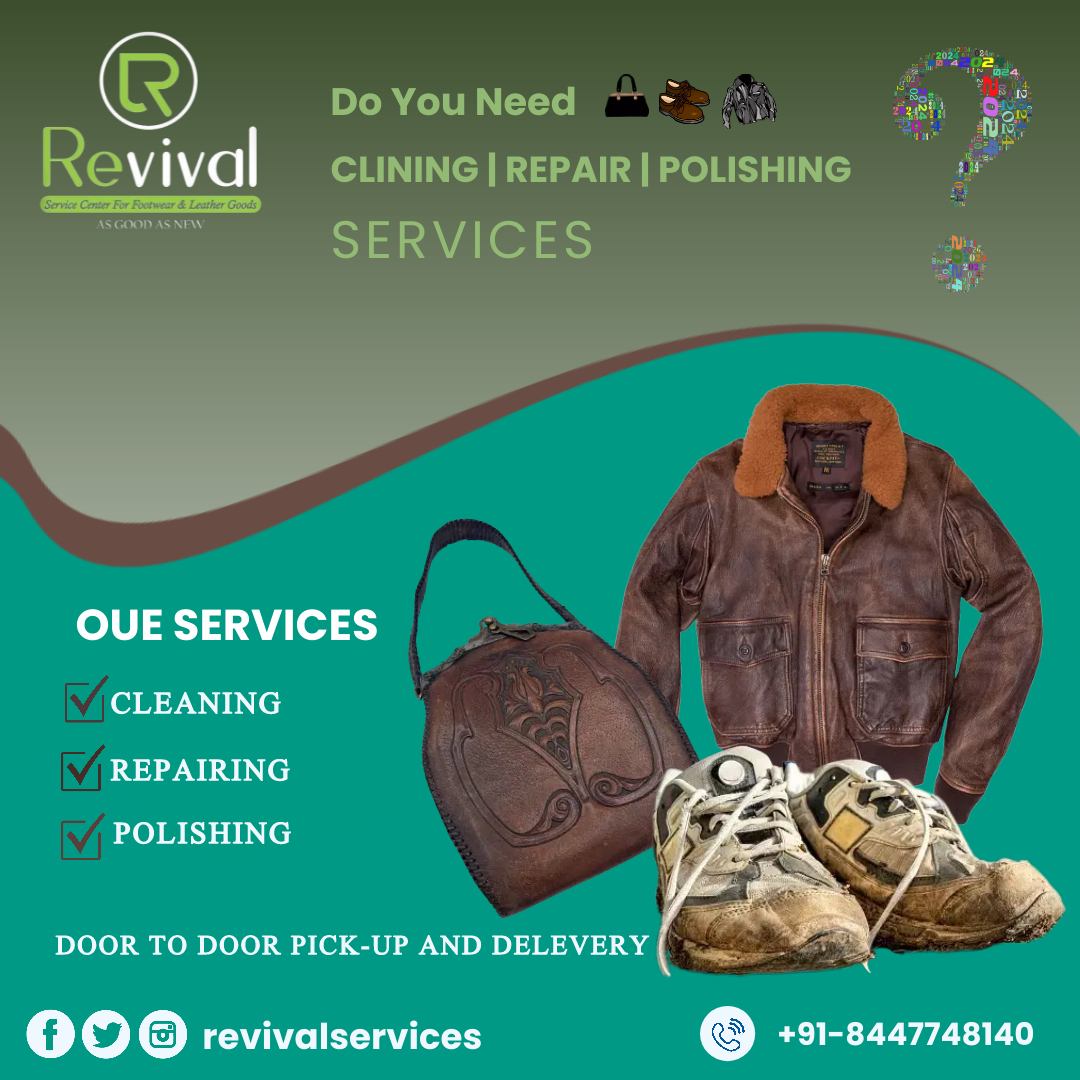 LaundryRevival's tweet photo. Revival Services offers #india best #shoe #jacket and #purse #cleaing #repairing and #poslishing #services at an affordable cost. If you need further details.
📞Mobile: +91 84477 48140
#Outfitoftheday #Gym #Happiness #Health #Fitness #Travel #Explore #Nomads #TwitterX  #Facebook https://t.co/czP8SrqSO7