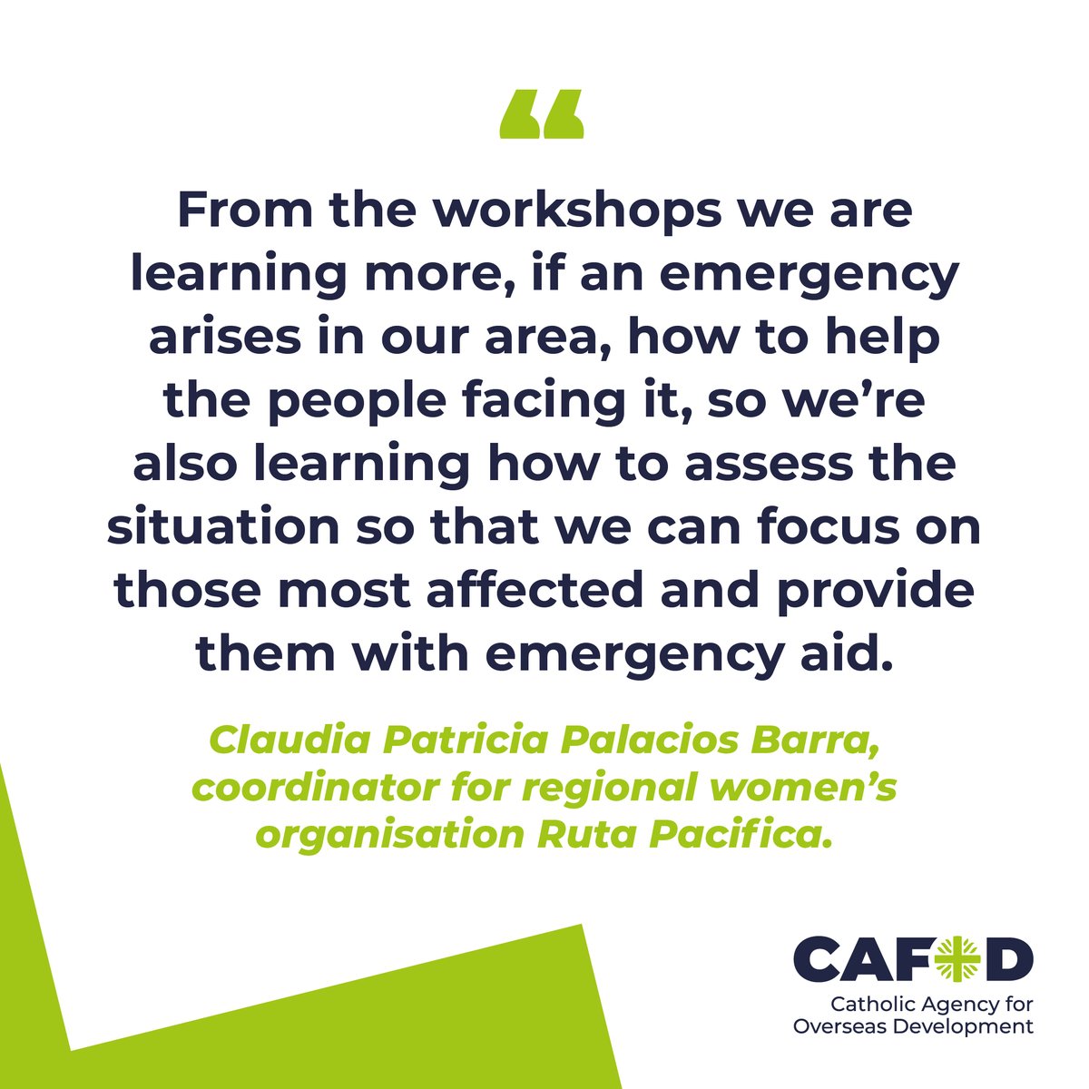 CAFOD's tweet photo. It's #WorldHumanitarianDay! 💚   

Today, we celebrate and give thanks to all of our aid workers, partners and volunteers. 

Read more about how we respond in emergencies 👇 

https://t.co/bXDnPV3URa https://t.co/69GT0oxT4h