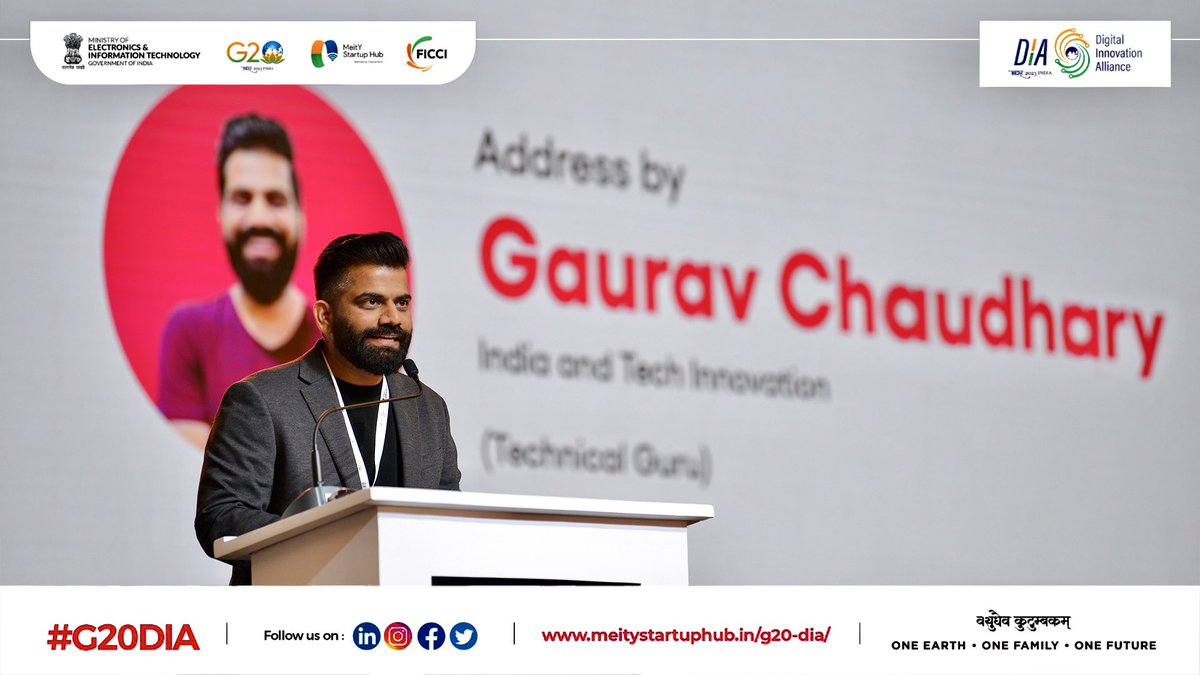 Shared my thoughts on 'India and Tech Innovation' at the #G20 DIA Summit in Bengaluru...It's time for the #IndiaTechade 
#TGFamily 🔥 🔥 🔥