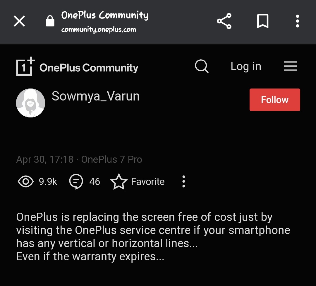 SaadChavara's tweet image. Source #onepluscommunity @OnePlus_Support @OnePlus_IN @oneplus #oneplus #oneplusgreenline