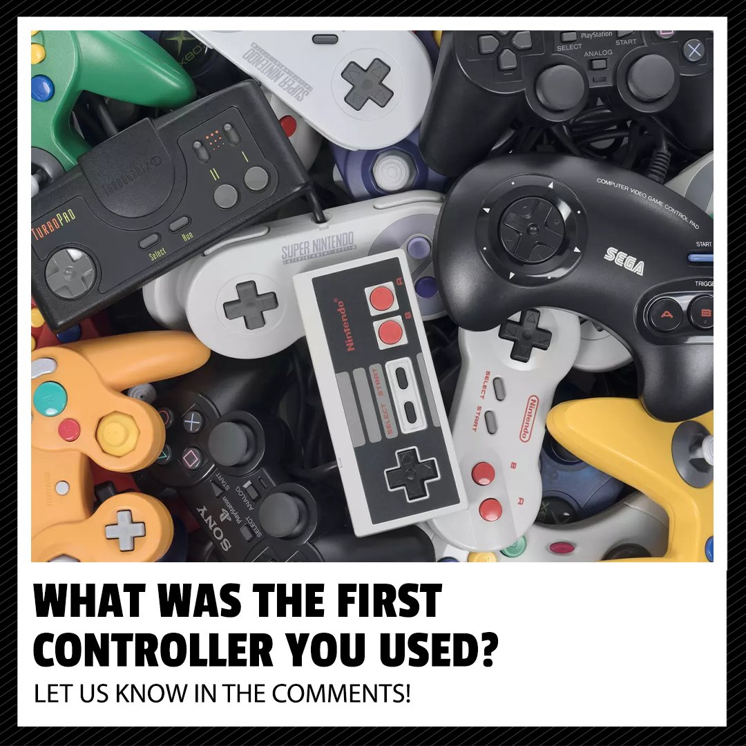 Cex's tweet image. Can you remember the first game controller you used? 

Grab all the gaming accessories you need at CeX #CeX #gaming #gamecontroller #controller