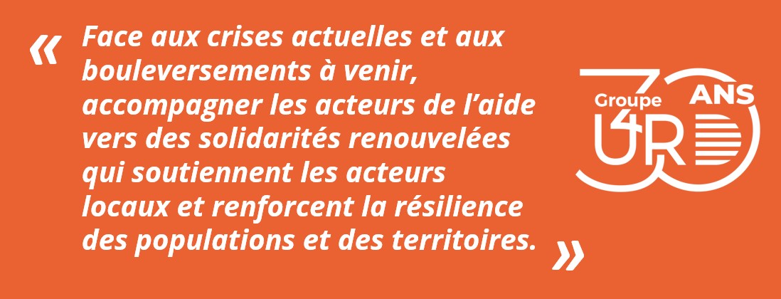 🌍  En cette Journée Mondiale de l’aide humanitaire 2023 #WorldHumanitarianDay, le Groupe URD réaffirme son engagement à accompagner au mieux les acteurs de l’aide pour améliorer la qualité de leurs interventions et la mobilisation de son équipe autour de la raison d’être :