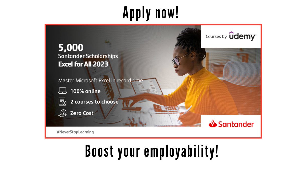 uw_careers's tweet image. Master Excel with this FREE online programme. Once completed, you will become more confident in one of the most widely used professional tools and you will boost your employability! Apply by 31 August 2023.
👉 buff.ly/44QuR7t
#Excelforall #WeAreWestminster