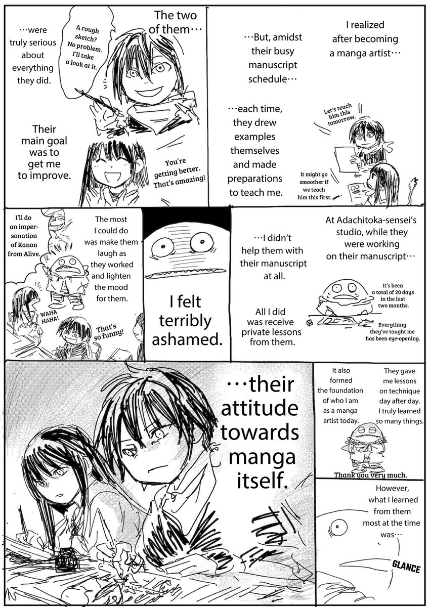 fermat_ryori's tweet photo. The story of my teachers. ②
-YUGO KOBAYASHI
#Noragami #FermatsCooking #Aoashi https://t.co/6YIoiCspyt