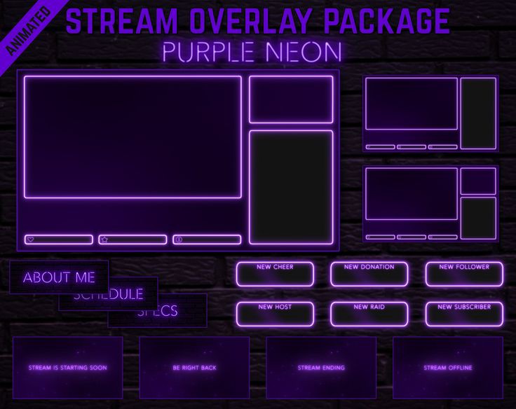 huzi_designs's tweet photo. Upgrade your Twitch stream with our Purple Neon Overlay Package. Dynamic neon accent and vibrant purples will make your content pop.From webcam frames to alerts,create an engaging experience that stands out.#twitch  #TwitchStreamers #twitchaffiliate #twitchoverlay #GraphicDesign https://t.co/cS5YiMKpD1