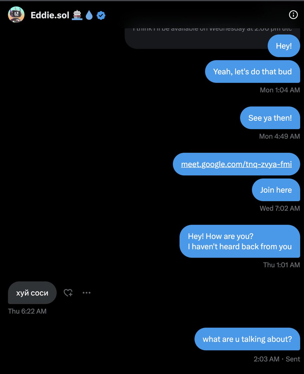 LeecornCrypto's tweet photo. ⚠️ Attention, scammer @SprouleEddie ⚠️

Probably some inadequate person, you should not correspond with him.

Take care of yourself!🙌

🧵1/1 https://t.co/dP2HhuKefC