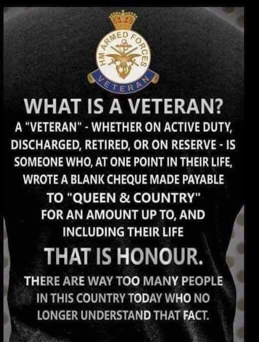 AncreSommeScot's tweet photo. #VeteransLivesMatter - give them a house, food, water, health checks, jobs and hero status, they were once willing to die for our Country. #Veteran #Veterans #VeteransMatter #VeteransAreHeroes #RespectForVeterans https://t.co/C5FhMcxODy