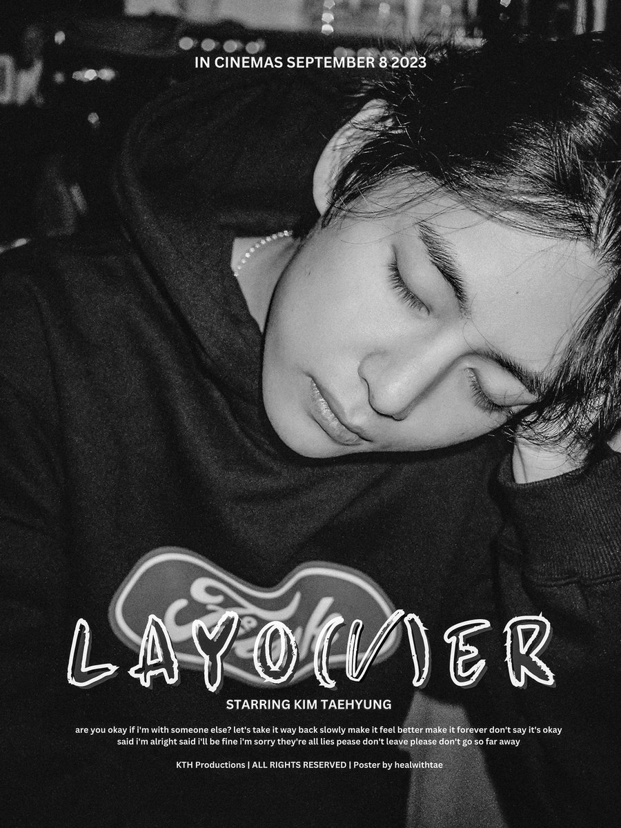 healwithtae's tweet photo. LAYOVER BY V | SEPTEMBER 8TH https://t.co/iO8op3Clex