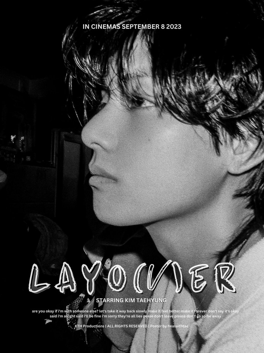 healwithtae's tweet photo. LAYOVER BY V | SEPTEMBER 8TH https://t.co/iO8op3Clex