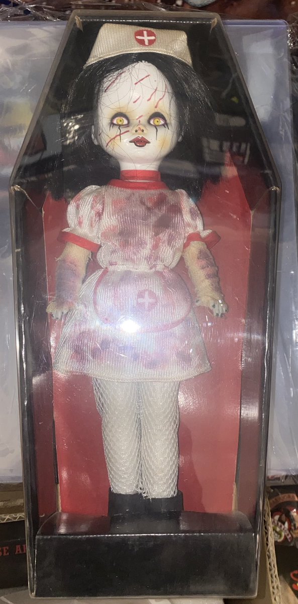 warriorsoz's tweet photo. Can anyone advise if this is an original Living Dead Doll or simply a cheap copy of one? @livingdeaddolls #doll #Doll https://t.co/MlzALrKk5g