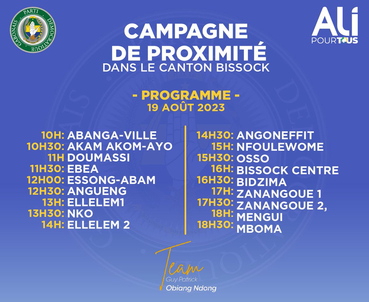 Dr Guy Patrick Obiang Ndong tweet media