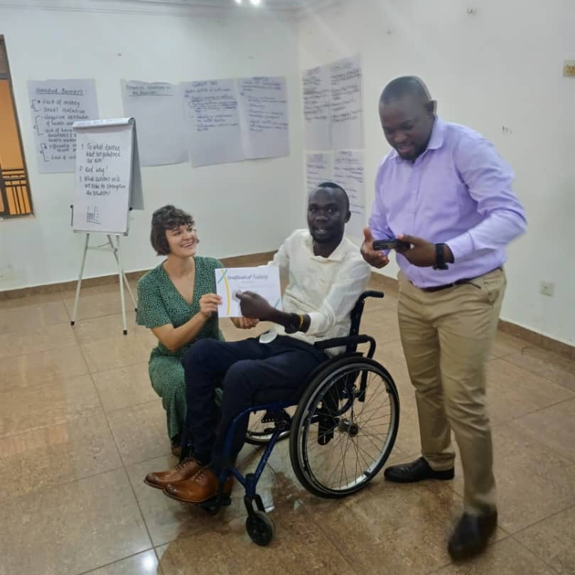 MRC_Uganda's tweet photo. The Missing Billion study organised Phase II #Training  for Participatory Learning Action groups for persons with disabilities, led by Annemijn Sondaal from @WCF_UK. The study is piloting PLA-D groups as an approach to improving healthcare access for people with disabilities. https://t.co/6KmEL3XJkY
