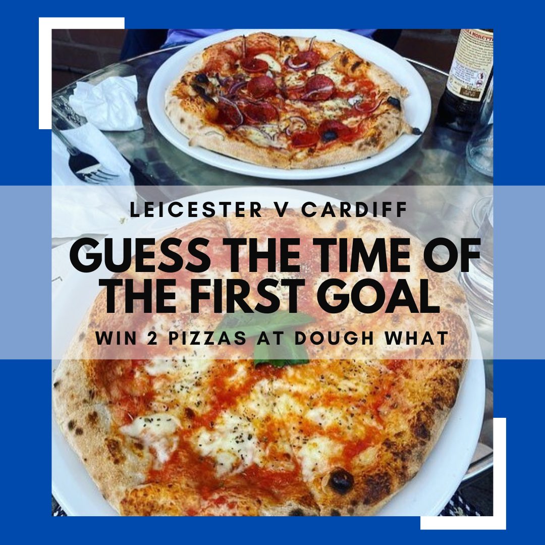 It’s matchday! Time to win some pizzas from Dough What for guessing the time of the first goal. Jump over to our Facebook or Instagram to enter! 

(Also don’t miss Dough What’s matchday deal today with a free beer (or wine) for anyone with a match ticket who orders a deep dish.)