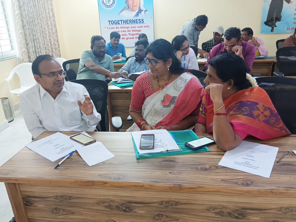 TelanganaVidya's tweet photo. A baseline survey will be conducted this month across the state to measure learning levels of students. The 3-day Master Trainers training for the same concluded today. Here are some photos from the training.#Assessments #Survey #Data #Telangana #LearningLevels #FLN https://t.co/RgX5L7vDUw