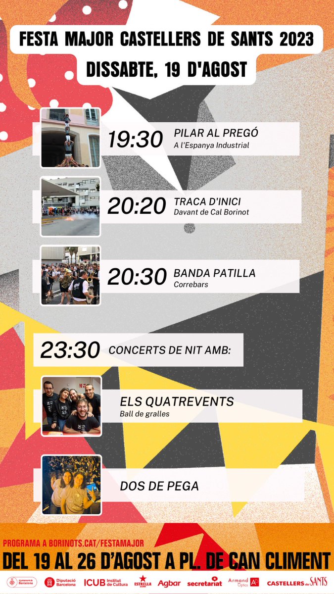 Primer dia de festa major!!! #fmsants