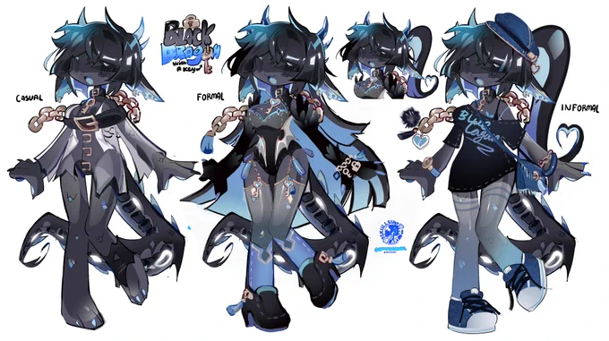 Character design, was asked to draw additional outfits  