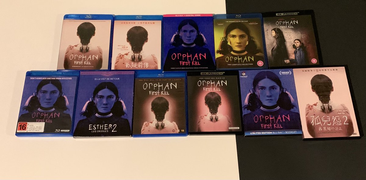 JackieDynamite's tweet photo. Look how far she’s gone in a year! Happy Anniversary, Orphan: First Kill! Thank you to all involved for changing and saving my life. One day, I’ll tell the story about how. But for now, celebrate! 👧🏻🔪🩸❤️ #エスター #OrphanFirstKill #IsabelleFuhrman #Esther2 #EstherFirstKill https://t.co/Dm7DDExt0h