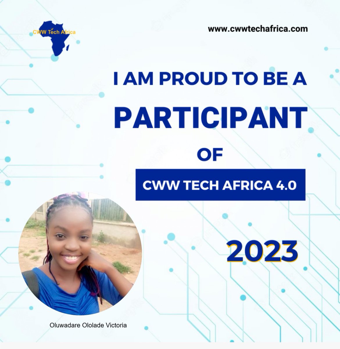PricelessVeekey's tweet photo. It's been six weeks of Learning. I can't be less proud of the knowledge I've gained within this stipulated time as I also continue to upskill my knowledge in Data Analysis. Thanks to CWW TECH AFRICA for this opportunity. #cwwtechafrica #cwwtechafricacohort4
#cwwtechafrica2023 https://t.co/L9IQLxHlAk