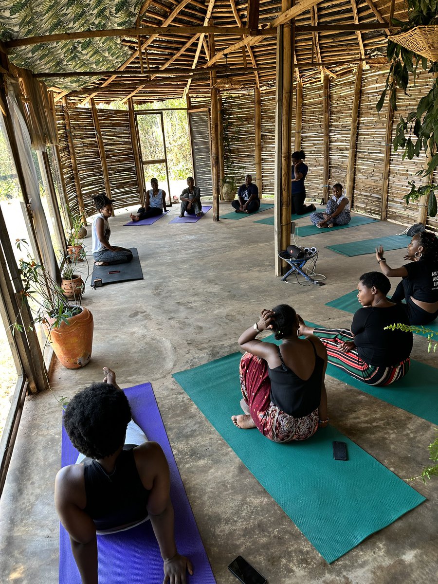 UrumuriWomen's tweet photo. Starting off our 1st day of the retreat with some yoga for self love and self awareness https://t.co/3rtojDLZOj