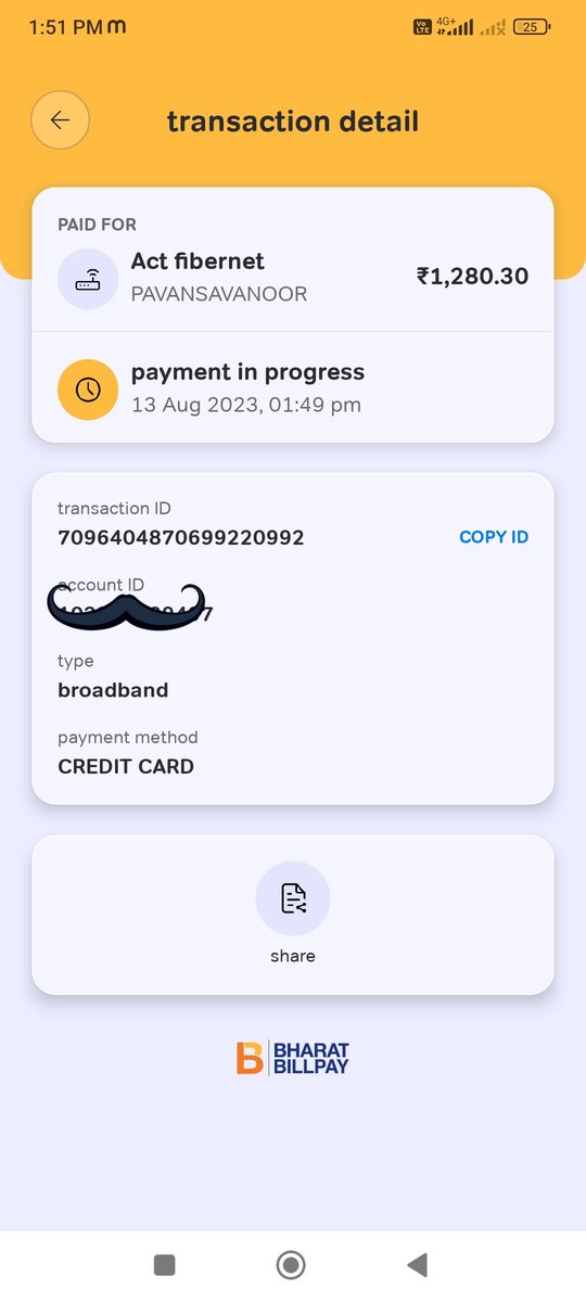 shrini1690's tweet photo. @airtelindia @Airtel_Presence I have made an utility bill payment dated 13th Aug from Airtel Thanks app, it's still pending but the amount deducted from my Airtel Axis Cc, Please Check this transaction and revert back. @AxisBankSupport  @AxisBank https://t.co/P50srcleFT