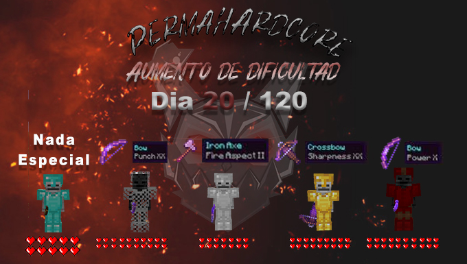 Y llego el día 8 y un nuevo cambio de dificultad preparados 😈😈

(PD: La imagen de los esqueletos con clase en la misma de Perma 2 debido a que nuestro equipo no a tenido tiempo de hacerla nueva)