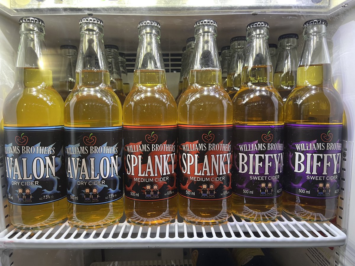 Our new batches of Avalon and Splanky available from today from our ciderhouse in Bedwas! Really pleased with our new labels too! #madeincaerphilly #welovebedwas #realcider