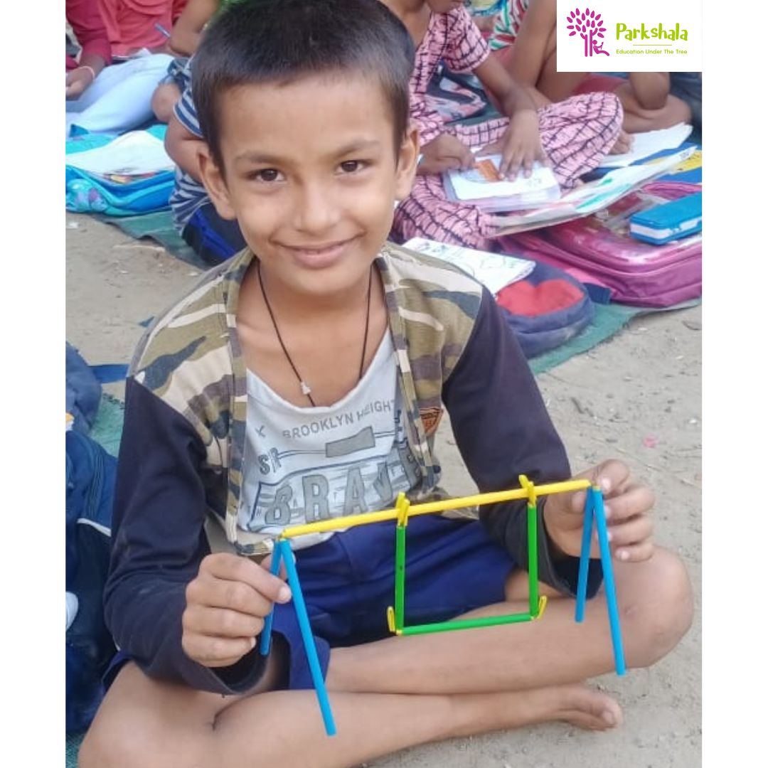 Here are Parkshala's kids to inspire us to think outside the box and embrace our unique talents! 🤩😁 In Frame : 1. Ganga, class- 2nd! 2. Gauri, class- 1st! . . . . . . #Parkshala #ngo #ngosofindia #noida #artandcraft #craftideas #artideas #childrenofngo #ngosofinstagram