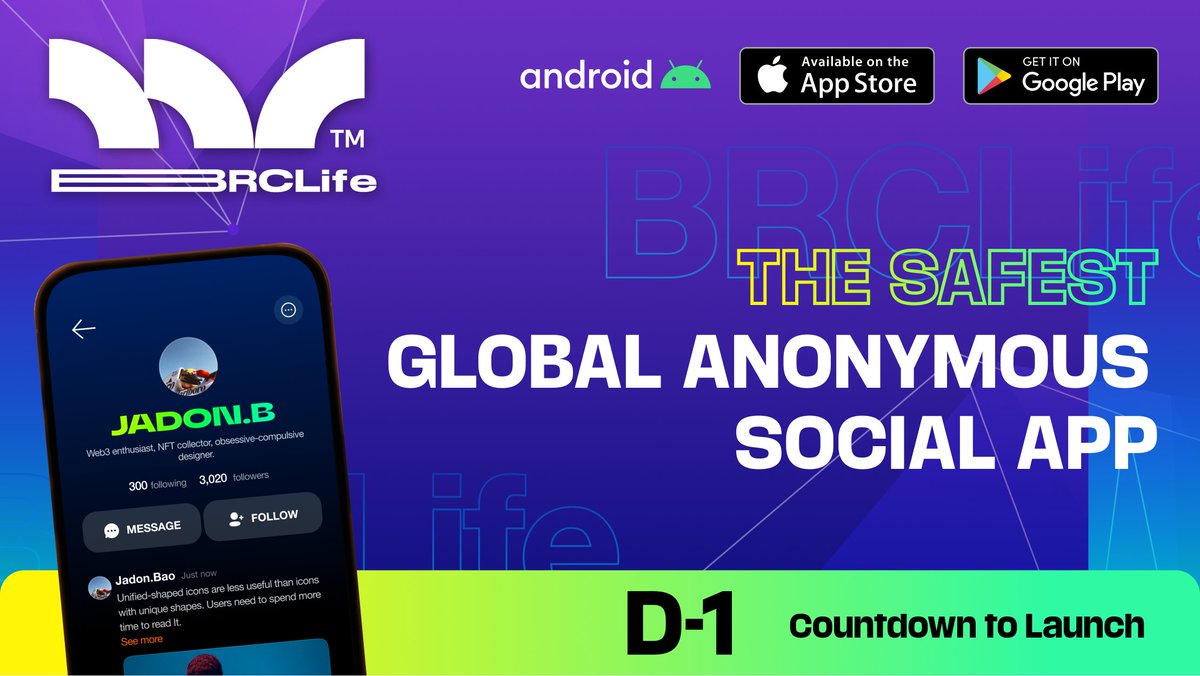 🚀 Launch Countdown

Only 1 day left until #BRCLife takes the social media world by storm! 🌪️

Get ready, here we come!🎉