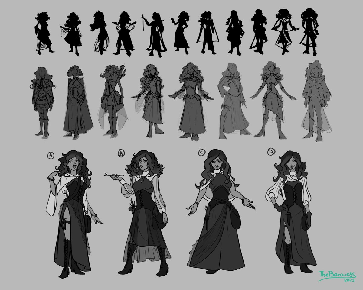 Thebaroness0's tweet photo. Hoi! I'm on summer break! What better moment to reorganize some of the best results of these past months' master class? Enjoy my #characterdesign for Anika Fuhe!

#pathfinder2e #homebrew #ttrpgart #illustration #digitalartwork https://t.co/V3mMGu1syS