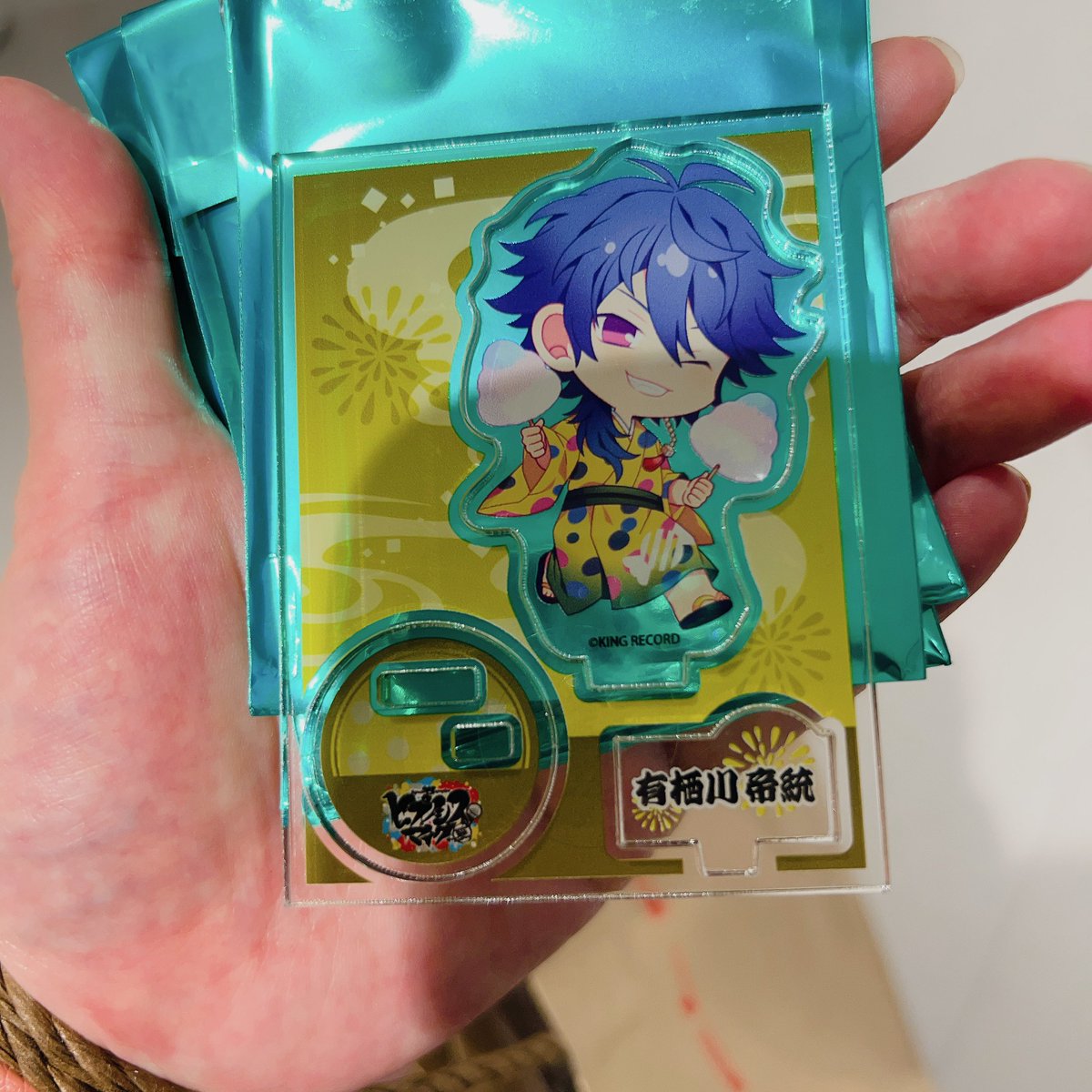 Xxxsutegomaxxx's tweet photo. マルイ コラボ アクスタ ヒプノシスマイク 

簓、盧笙、帝統×2所持しています。一二三or独歩と交換してくださる方を探してます。現在マルイ付近にいます。よろしくお願いします！ https://t.co/tvcBEJFiOB