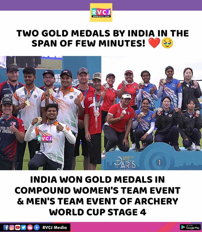 Two Gold Medals By India ❤
. 
. 
#India #GoldMedals