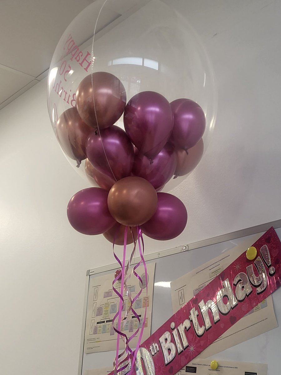 MichelleQueux's tweet photo. 50 next week 😬!!  However, was made to feel really special yesterday by my lovely PMO and Transformation colleagues.  Have been spoilt by my previous management team colleagues in ED too!! 🥰 https://t.co/2gyJ0BZHKN