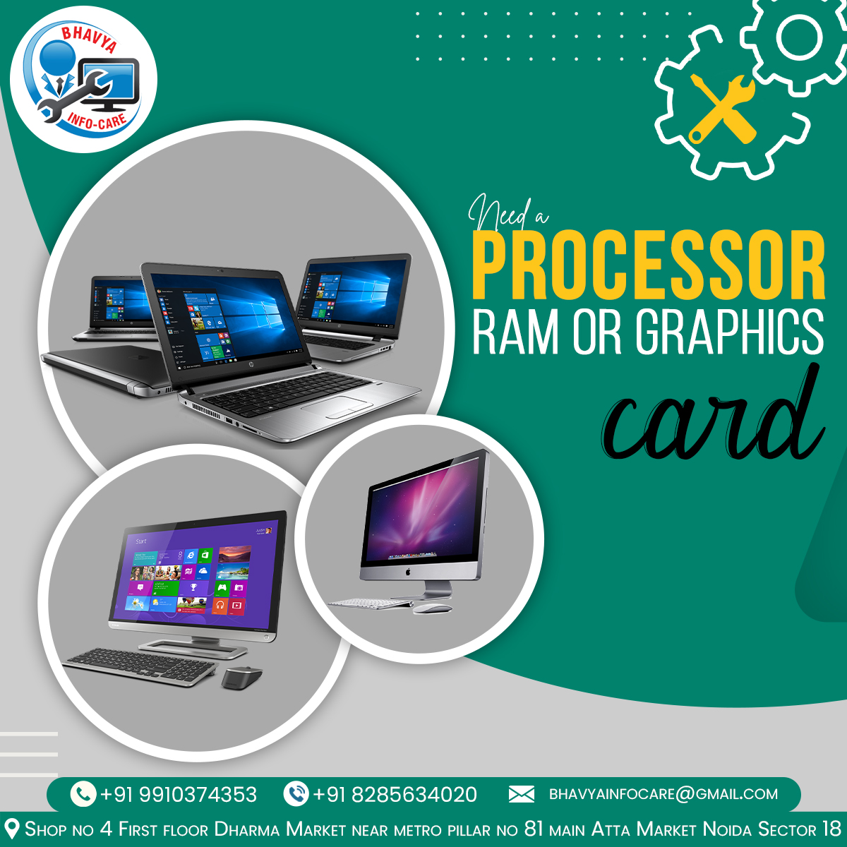 BhavyaInfoCare's tweet image. #BhavyaCareInfo #ComputerRepair #NoidaTechExperts #QualityService #TechSolutions&quot;

📞 Call: 91-8285634020
🏢 Visit us at: Shop No. 4, First Floor, Dharama Market, Sector 27, Atta Market, Noida.

#ComputerTroublesNoMore #NoidaTechSupport #ExpertTechnicians #ComputerRevival