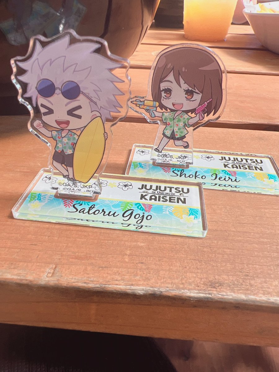 seinadisney's tweet photo. 呪術廻戦スイパラコラボ♡
海の家🌊
トレーディング悟出てくれて、
最近本当に悟運強い💪
#呪術廻戦 https://t.co/cXn1u025Qr