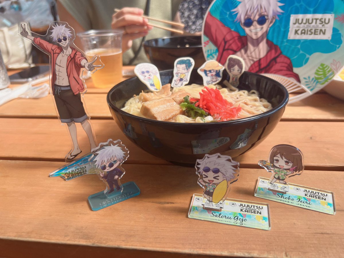 seinadisney's tweet photo. 呪術廻戦スイパラコラボ♡
海の家🌊
トレーディング悟出てくれて、
最近本当に悟運強い💪
#呪術廻戦 https://t.co/cXn1u025Qr