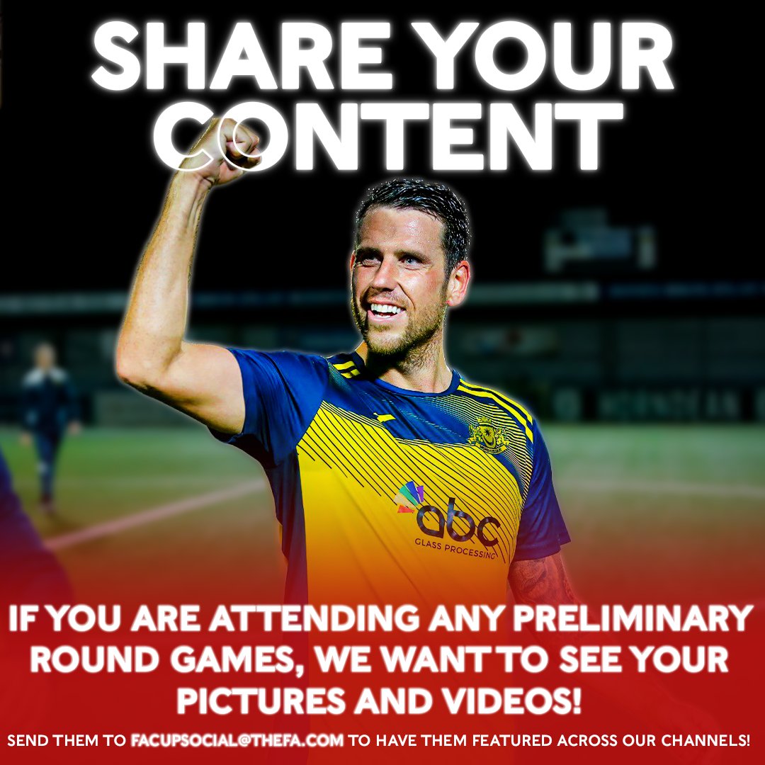 We want to see your preliminary round content! 📸 

#EmiratesFACup