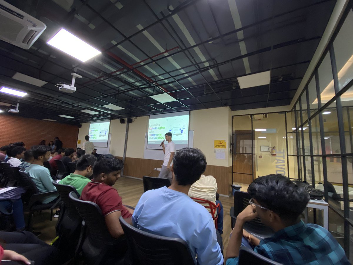 aadityastwt18's tweet image. Had a great time learning about the @TheGraphIndia at the Mumbai meetup today!
Thanks to everyone who organized @shubhamkarwa3 @DevGasian and attended. I'm excited to start building decentralized applications on @TheGraphIndia
#TheGraph #GraphProtocol #DecentralizedApplications