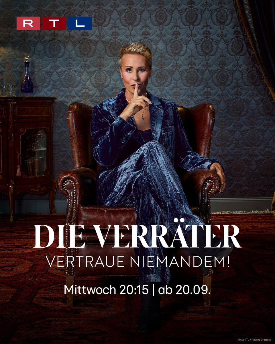 16 Prominente, 1 Schloss &amp; die Frage: Werden #DieVerräter enttarnt? 🤫 Zittert mit und verfolgt das spannende Spiel! Die neue Reality-Krimi-Show moderiert von #SonjaZietlow – ab dem 20. September, immer mittwochs um 20:15 Uhr bei #RTL🤐