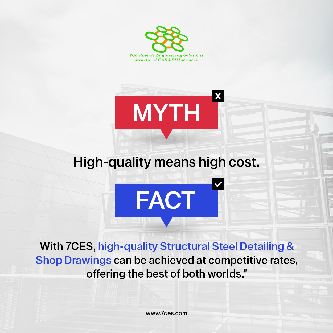 7continentseng's tweet photo. Unlocking the Truth: #7CES Shatters the Myth. Don't be misled by misconceptions-discover the power of high-quality #StructuralSteelDetailing and #ShopDrawings without breaking the bank.

Witness the fusion of excellence and affordability. Your projects deserve the best. https://t.co/IRkxrRn7BS
