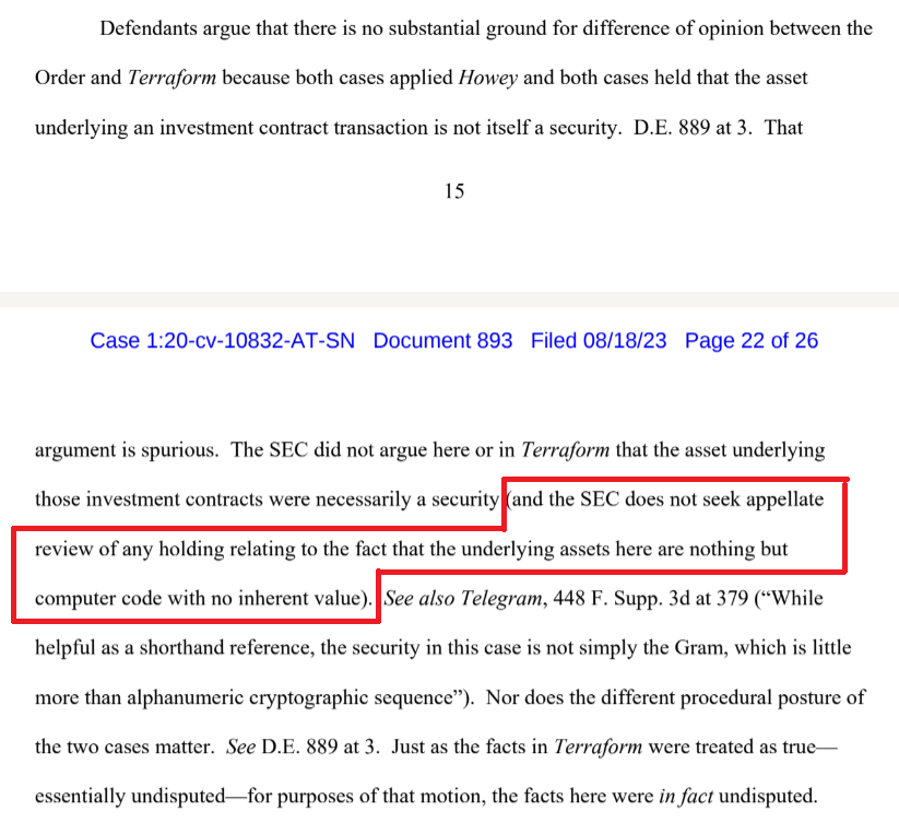 BOOOOOOOOOOOOOOOOOOOOOM!!!!

SEC officially acknowledges #XRP IS NOT A SECURITY in new court filing! 💥🔥