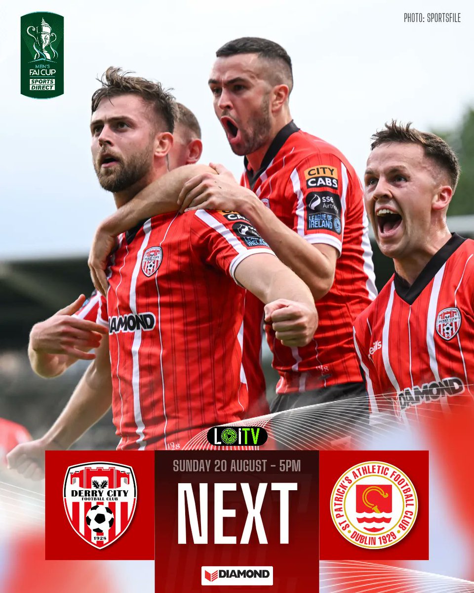 FAI CUP TOMORROW 👊

🎟️ Get your tickets now for a big game at the Brandywell
buff.ly/3Cu1R7p