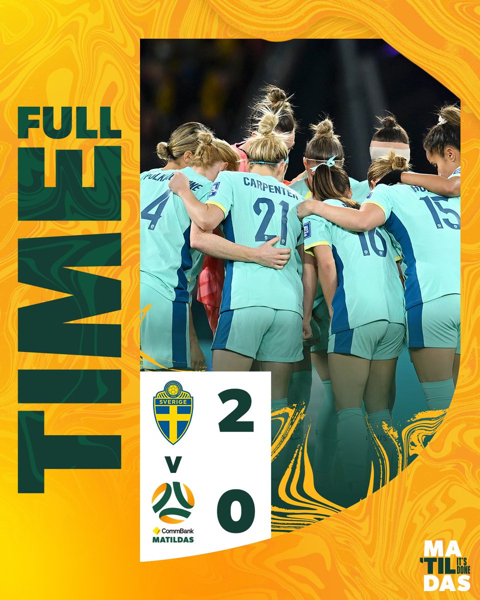 FT | Our history-making #FIFAWWC run comes to an end. 

We appreciate all of your support, Australia 🫶

#Matildas #TilitsDone