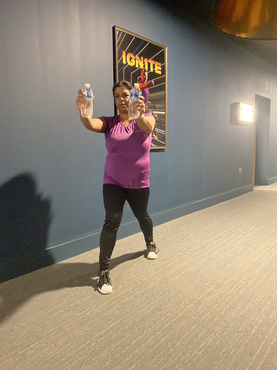 waiting to ignite during my Zumba class for #NursesActive #ImperialActive