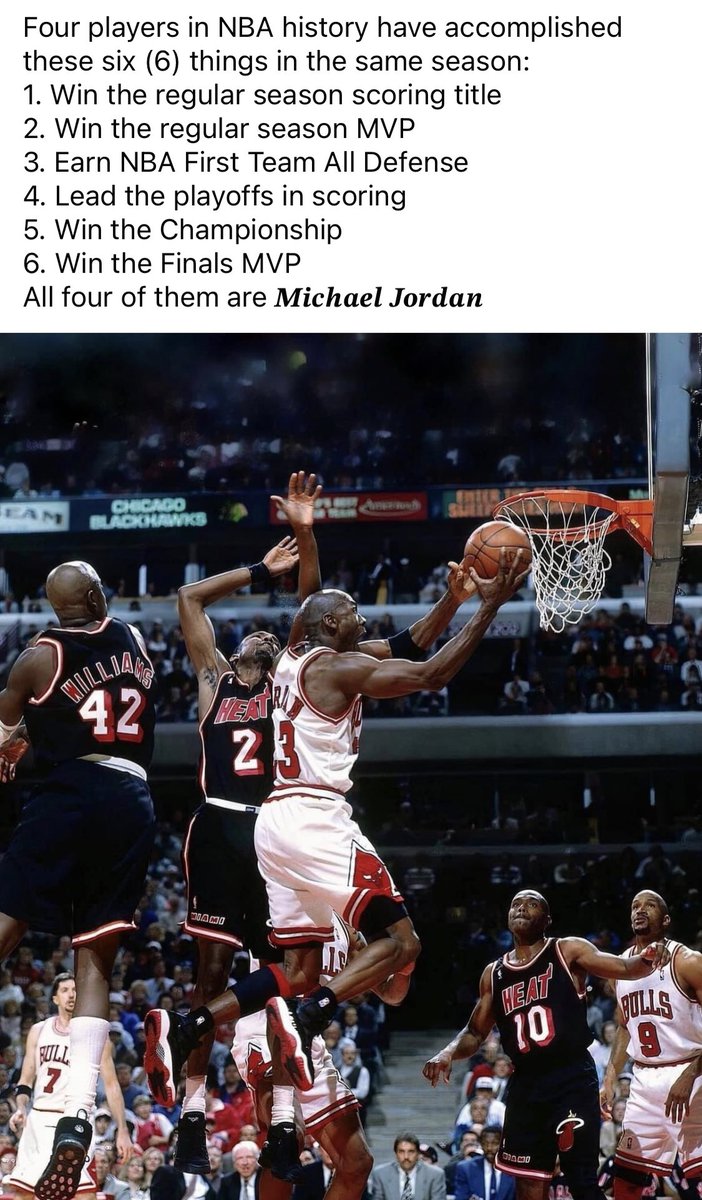Quick reminder that Michael Jordan was something else