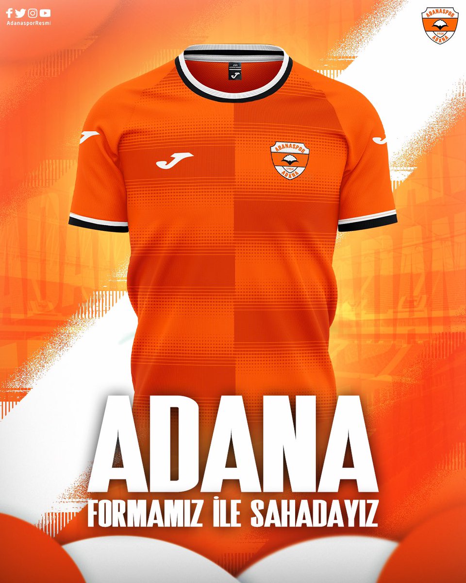 AdanasporResmi's tweet photo. 📢Adanaspor’umuz bugün evimizde karşılaşacağı @Sanliurfaspor maçına #ADANA isimli formamızla çıkacak. #ASvSS https://t.co/XplRzYa3G9